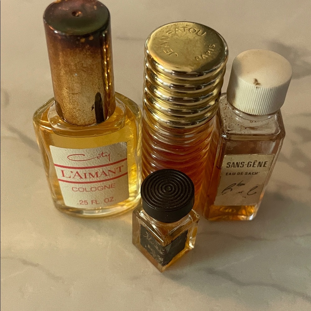 Jean Patou Paris , L'Aimant Cologne, Sans-Gêne & MISS BALMAIN Pierce Balmain